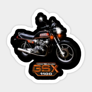 The Classic Suzuki GSX 1100 DOHC design by MotorManiac Sticker